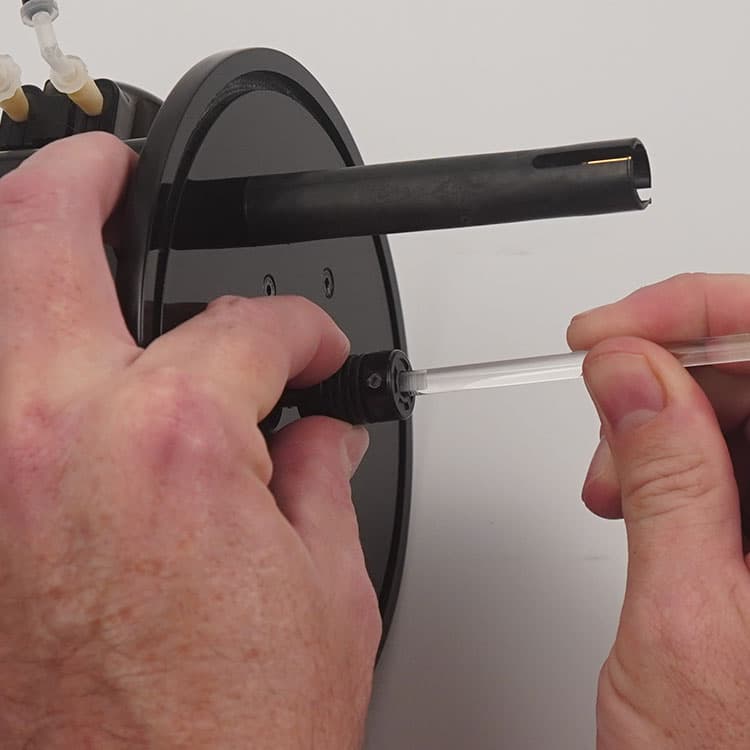 Stirring rod installation